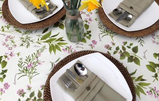 Herb Garden Tablecloth