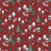 CHRISTMAS WIPE CLEAN TABLECLOTH